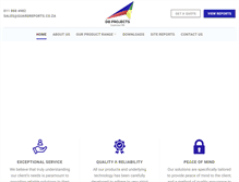 Tablet Screenshot of guardreports.co.za